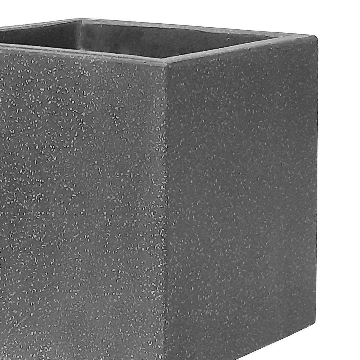 Verve 56L Dark grey Concrete Square Planter (H)40cm (W)40cm (D)40cm