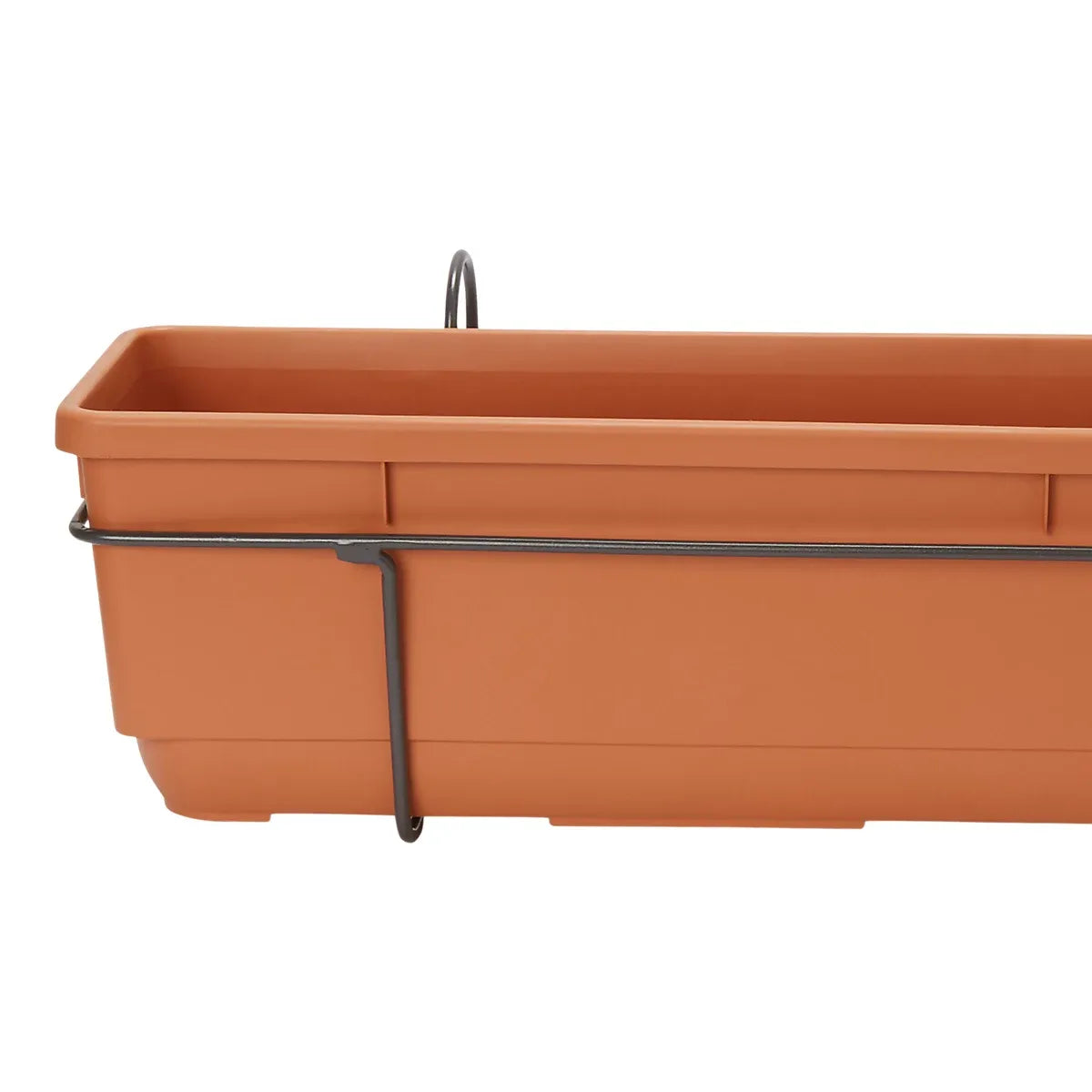 Verve Florus 17.8L Brown Plastic Bell Rectangular Trough (H)20cm (W)20cm (D)90cm