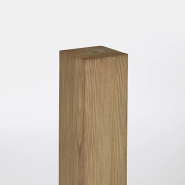 Klikstrom UC4 Green Square Wooden Fence post (H)1m (W)70mm
